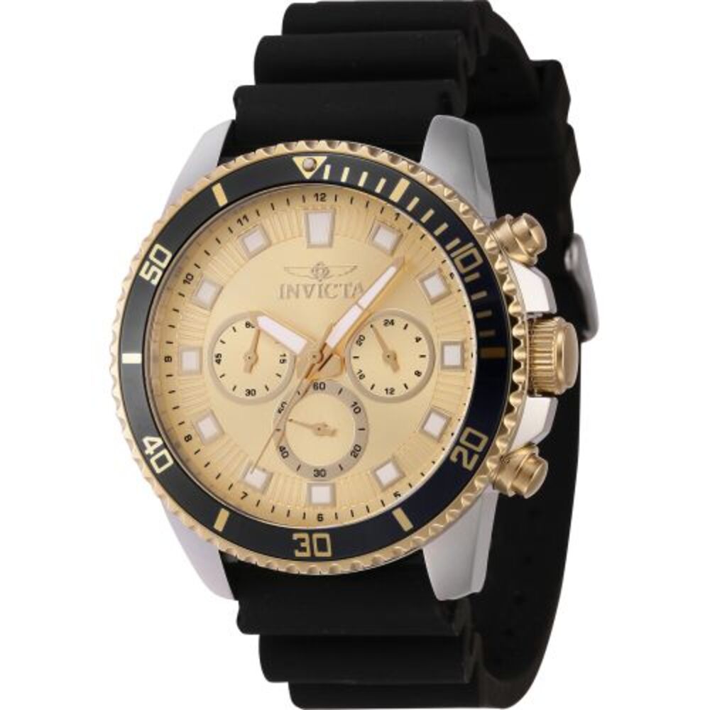 Invicta Men's Pro Diver Gold Dial Watch - 46128